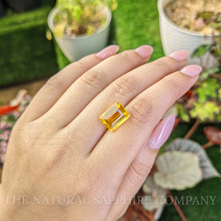 5.78 Ct. Yellow Citrine from Ceylon (Sri Lanka)