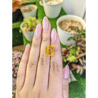5.78 Ct. Yellow Citrine from Ceylon (Sri Lanka) Life Style