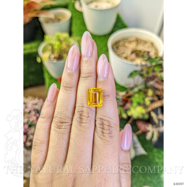 5.78 Ct. Yellow Citrine from Ceylon (Sri Lanka)