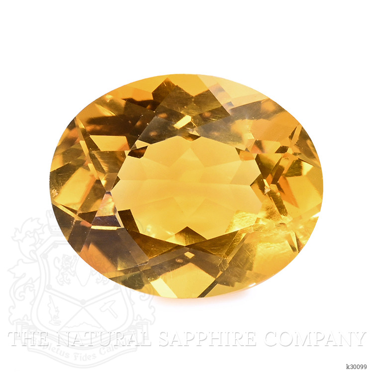 5.25 Ct. Yellow Citrine from Ceylon (Sri Lanka)