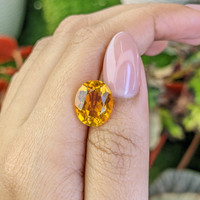 5.25 Ct. Yellow Citrine from Ceylon (Sri Lanka) Life Style