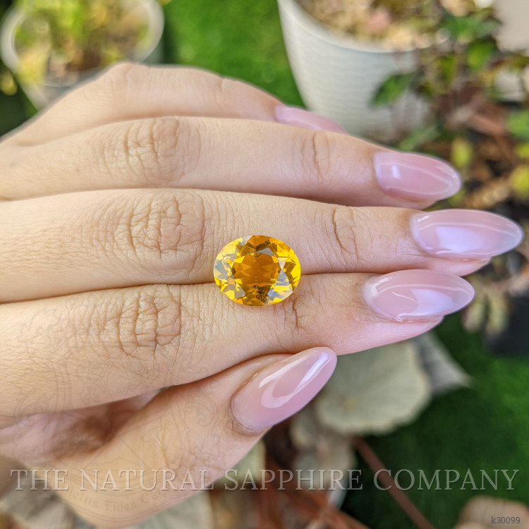 5.25 Ct. Yellow Citrine from Ceylon (Sri Lanka)