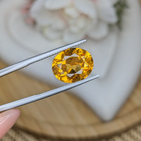 5.25 Ct. Yellow Citrine from Ceylon (Sri Lanka) Life Style
