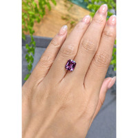 3.23 Ct. Purplish Pink Spinel from Ceylon (Sri Lanka) Life Style