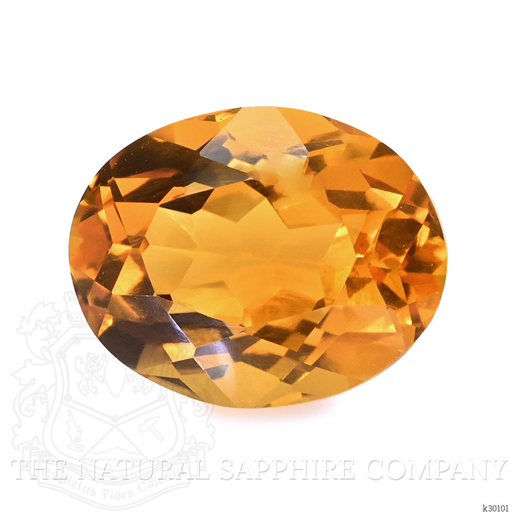 5.48 Ct. Yellowish Orange Citrine from Ceylon (Sri Lanka)