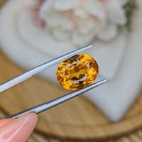 5.48 Ct. Yellowish Orange Citrine from Ceylon (Sri Lanka) Life Style