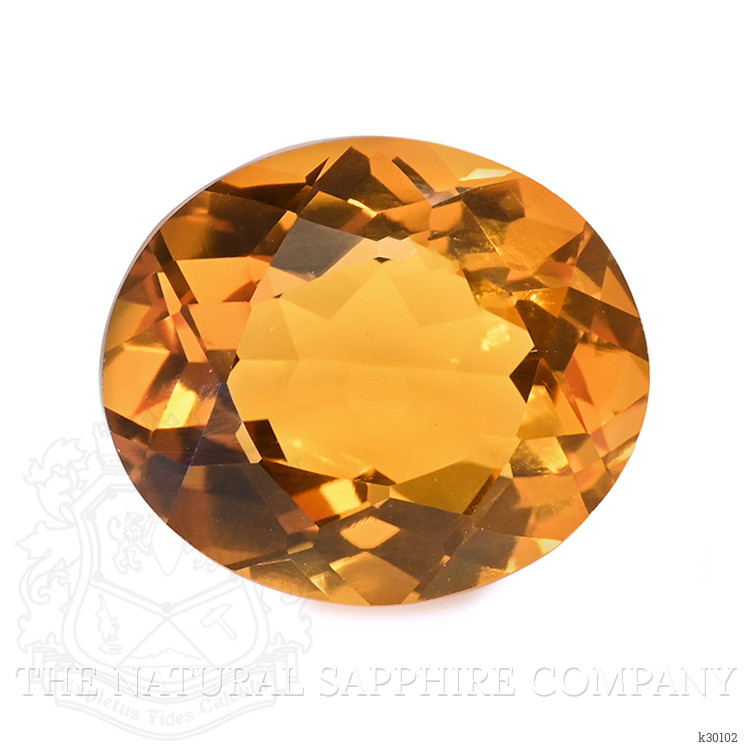 6.55 Ct. Orangish Yellow Citrine from Ceylon (Sri Lanka)