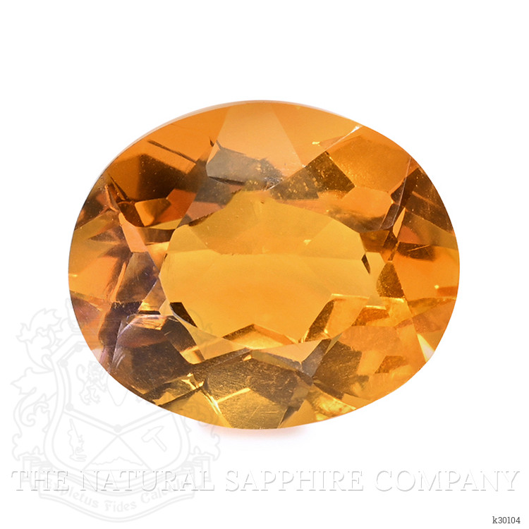 6.00 Ct. Orangish Yellow Citrine from Ceylon (Sri Lanka)