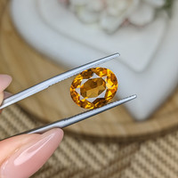 4.87 Ct. Yellow Citrine from Ceylon (Sri Lanka) Life Style