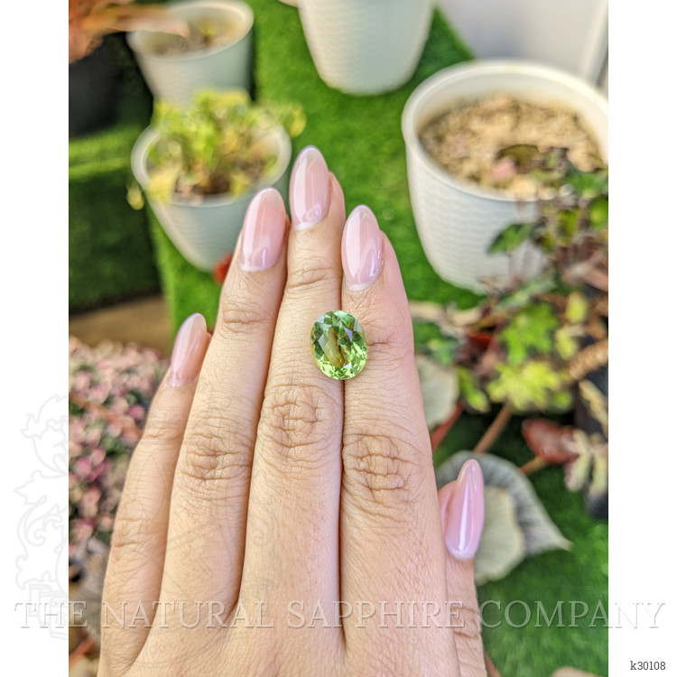 5.59 Ct. Yellowish Green Prasiolite from Brazil