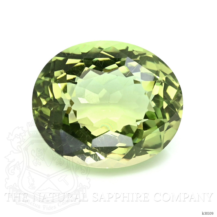 10.19 Ct. Yellowish Green Prasiolite from Brazil