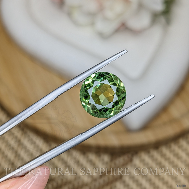 5.63 Ct. Yellowish Green Prasiolite from Brazil