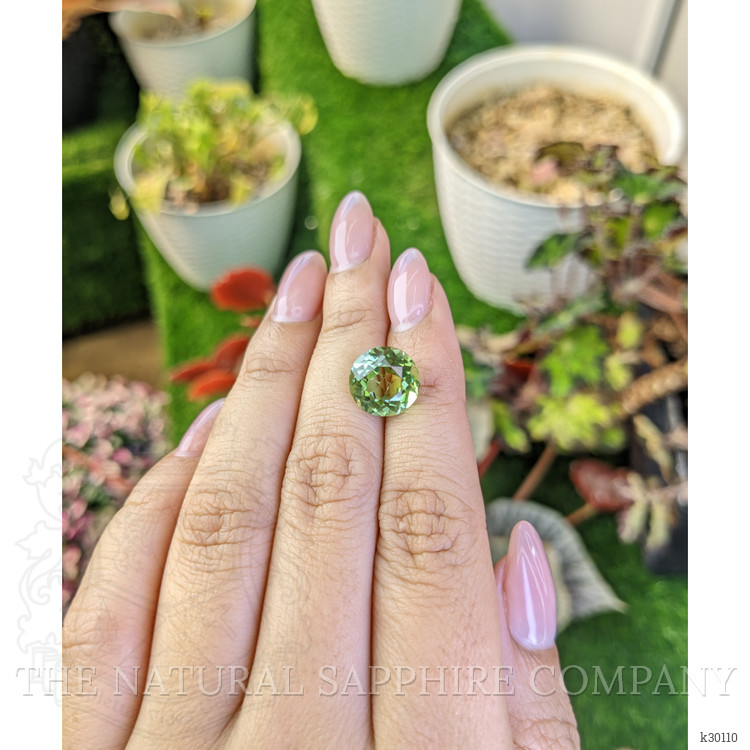 5.63 Ct. Yellowish Green Prasiolite from Brazil