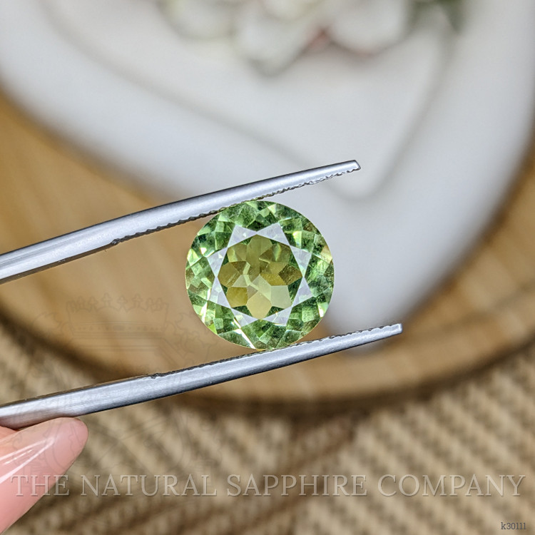5.40 Ct. Yellowish Green Prasiolite from Brazil