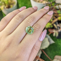 5.40 Ct. Yellowish Green Prasiolite from Brazil Life Style