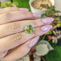 5.81 Ct. Green Prasiolite from Brazil Life Style