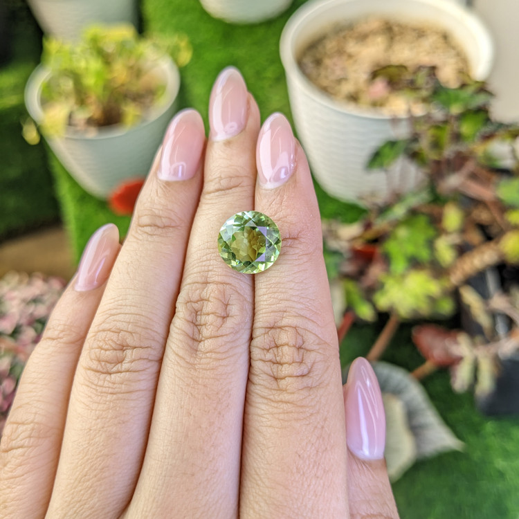 5.81 Ct. Green Prasiolite from Brazil
