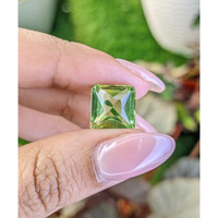 6.47 Ct. Yellowish Green Prasiolite from Brazil Life Style