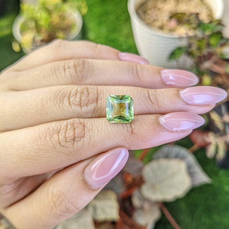 4.79 Ct. Green Prasiolite from Brazil