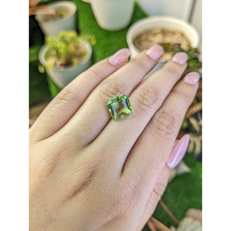 4.79 Ct. Green Prasiolite from Brazil