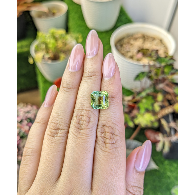 4.79 Ct. Green Prasiolite from Brazil