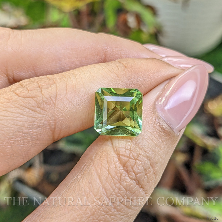 6.82 Ct. Yellowish Green Prasiolite from Brazil
