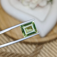 5.60 Ct. Yellowish Green Prasiolite from Brazil Life Style