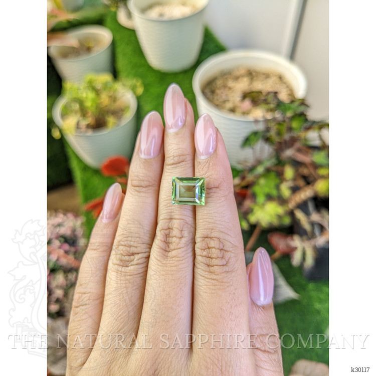 5.60 Ct. Yellowish Green Prasiolite from Brazil