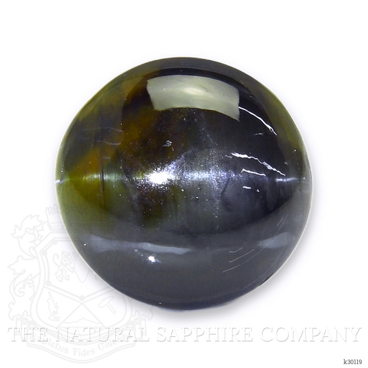 11.54 Ct. Brownish Green Cabochon Chrysoberyl from Ceylon (Sri Lanka)