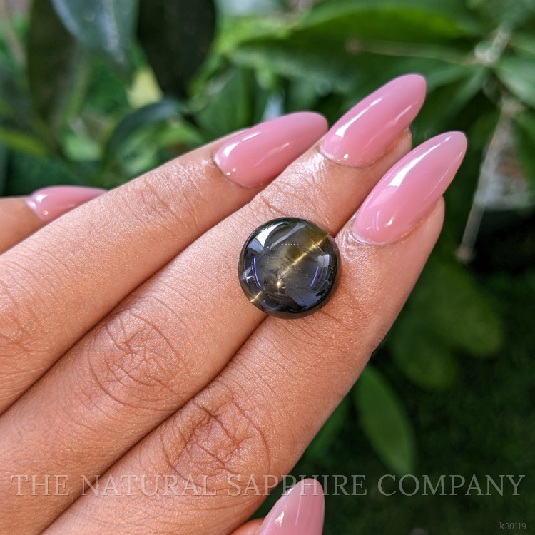 11.54 Ct. Brownish Green Cabochon Chrysoberyl from Ceylon (Sri Lanka)
