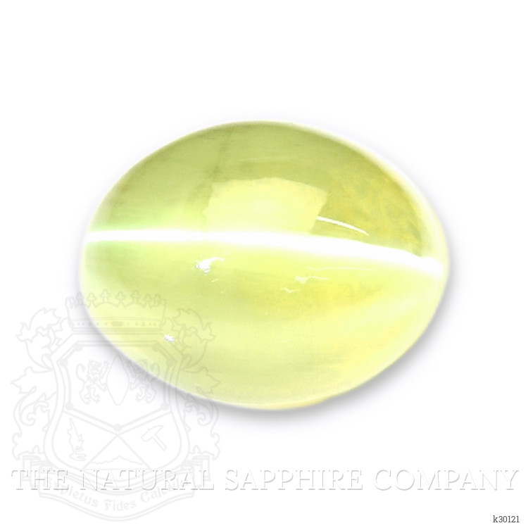 2.10 Ct. Greenish Yellow Cabochon Chrysoberyl from Madagascar