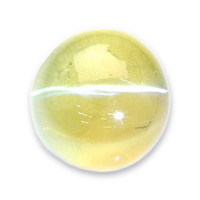 1.10 Ct. Greenish Yellow Cabochon Chrysoberyl from Ceylon (Sri Lanka) Video