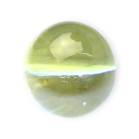 4.52 Ct. Yellowish Green Cabochon Chrysoberyl from Ceylon (Sri Lanka) Video