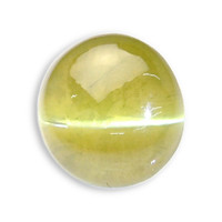 2.62 Ct. Greenish Yellow Cabochon Chrysoberyl from Tanzania Video