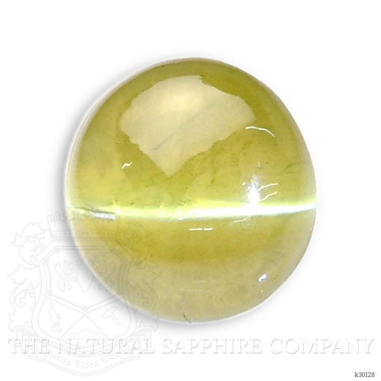 2.62 Ct. Greenish Yellow Cabochon Chrysoberyl from Tanzania