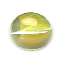 3.33 Ct. Yellowish Green Cabochon Chrysoberyl from Madagascar Video