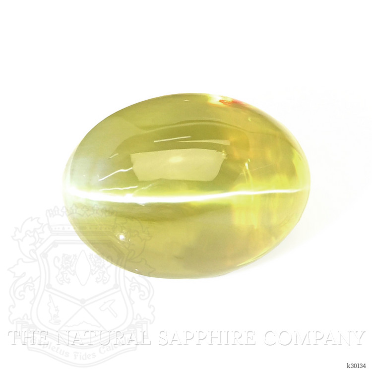 4.55 Ct. Greenish Yellow Cabochon Chrysoberyl from Madagascar