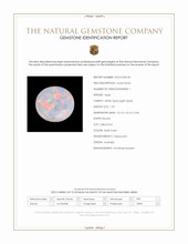 1.95 Ct. Multi Color Cabochon White Opal (Light Opal) from Australia Scan Report