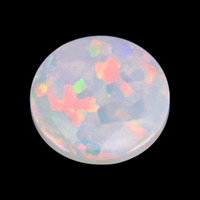 1.95 Ct. Multi Color Cabochon White Opal (Light Opal) from Australia Video