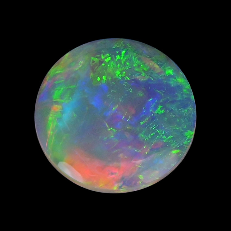 0.71 Ct. Multi Color Cabochon Crystal Opal (Jelly Opal) from Australia