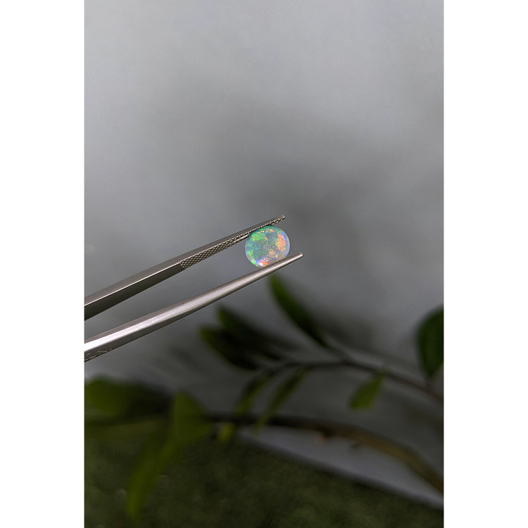 0.71 Ct. Multi Color Cabochon Crystal Opal (Jelly Opal) from Australia