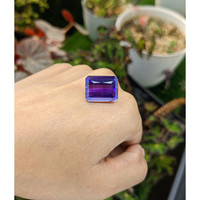 14.74 Ct. Purple Amethyst from Brazil Life Style