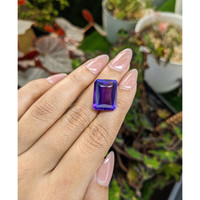 14.74 Ct. Purple Amethyst from Brazil Life Style