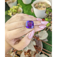 17.34 Ct. Purple Amethyst from Brazil Life Style