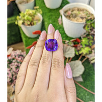 17.34 Ct. Purple Amethyst from Brazil Life Style