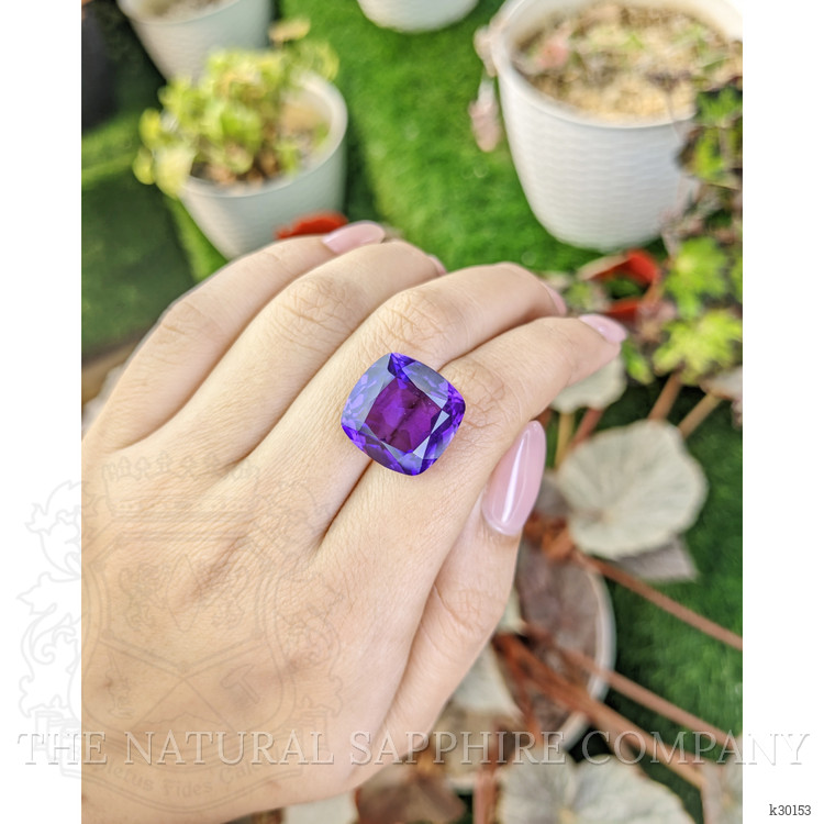 17.34 Ct. Purple Amethyst from Brazil