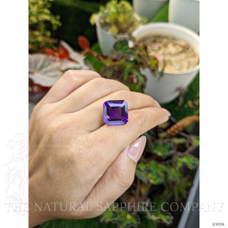 11.44 Ct. Purple Amethyst from Ceylon (Sri Lanka)