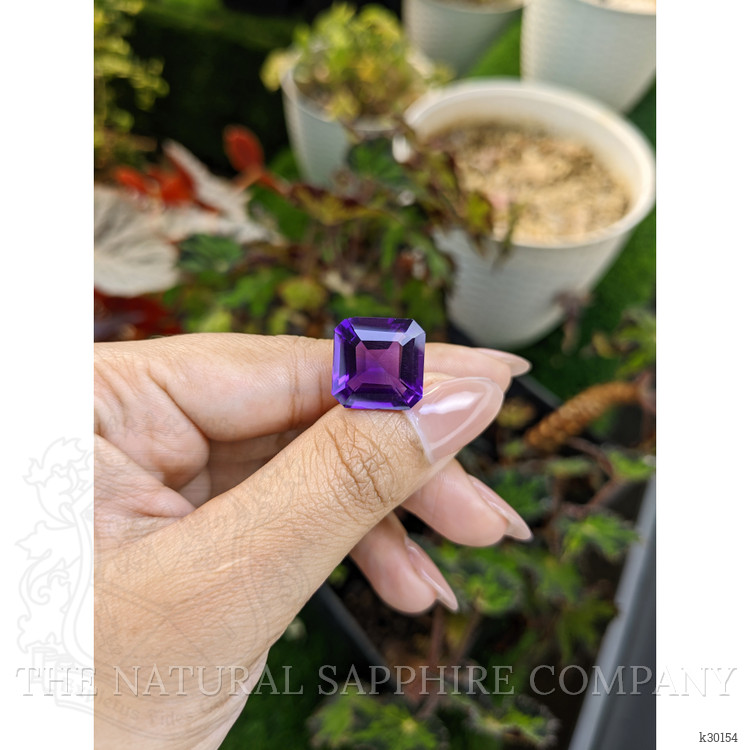 11.44 Ct. Purple Amethyst from Ceylon (Sri Lanka)