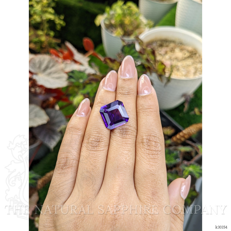 11.44 Ct. Purple Amethyst from Ceylon (Sri Lanka)
