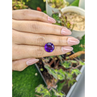 8.52 Ct. Purple Amethyst from Ceylon (Sri Lanka) Life Style